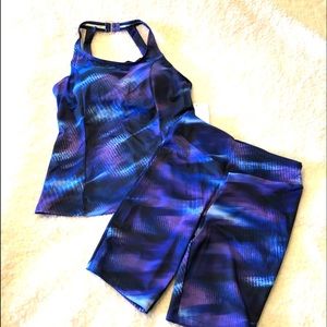 SWIMSUITS FOR ALL SWIM TOP & BIKE SHORTS SIZE 8